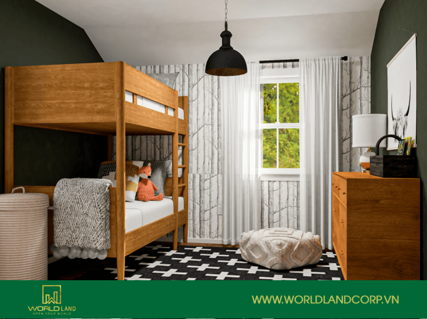 Tiết kiệm diện tích phòng ngủ với những lợi ích của giường tầng