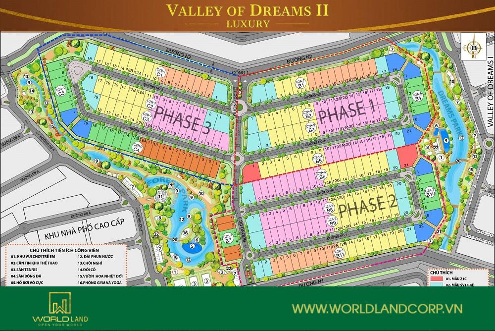Valley of Dreams II – Luxury: Dự án biệt thự tại EcoLakes Mỹ Phước