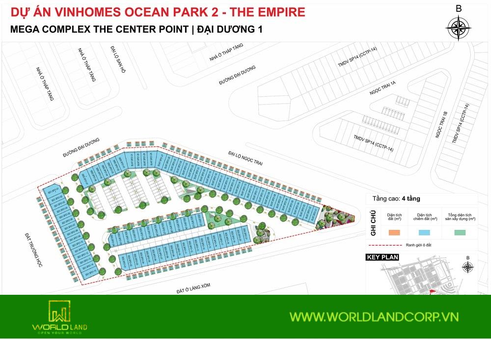 Mega Complex: Dự án shophouse tại Vinhomes Ocean Park 2