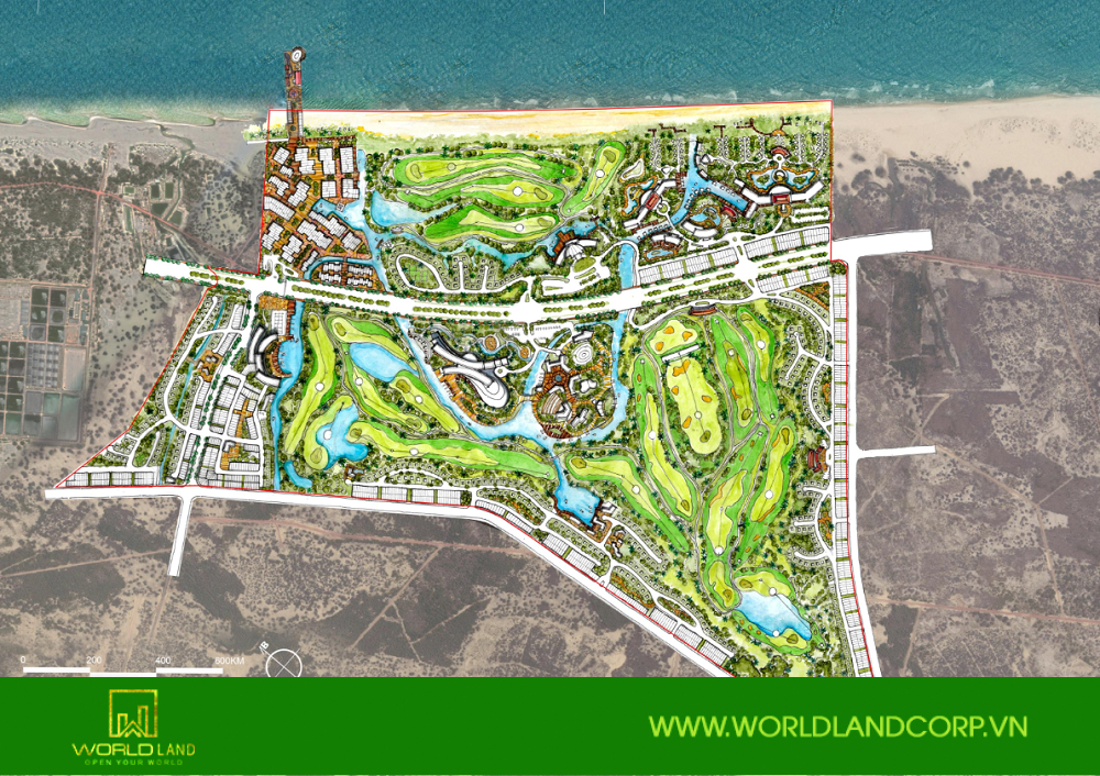 DIC Star Hotels & Resorts – Sân golf: Dự án khu phức hợp tại Quảng Bình